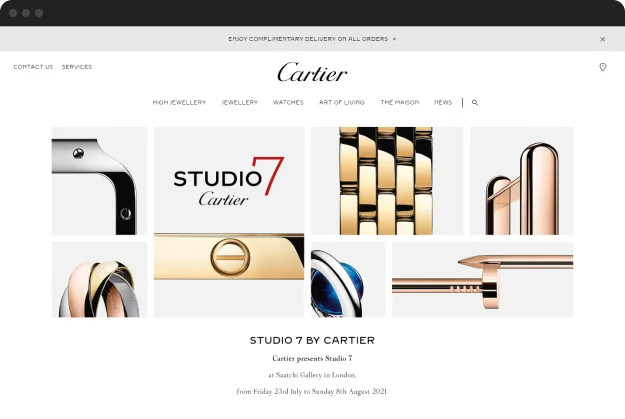 Cartier web-site